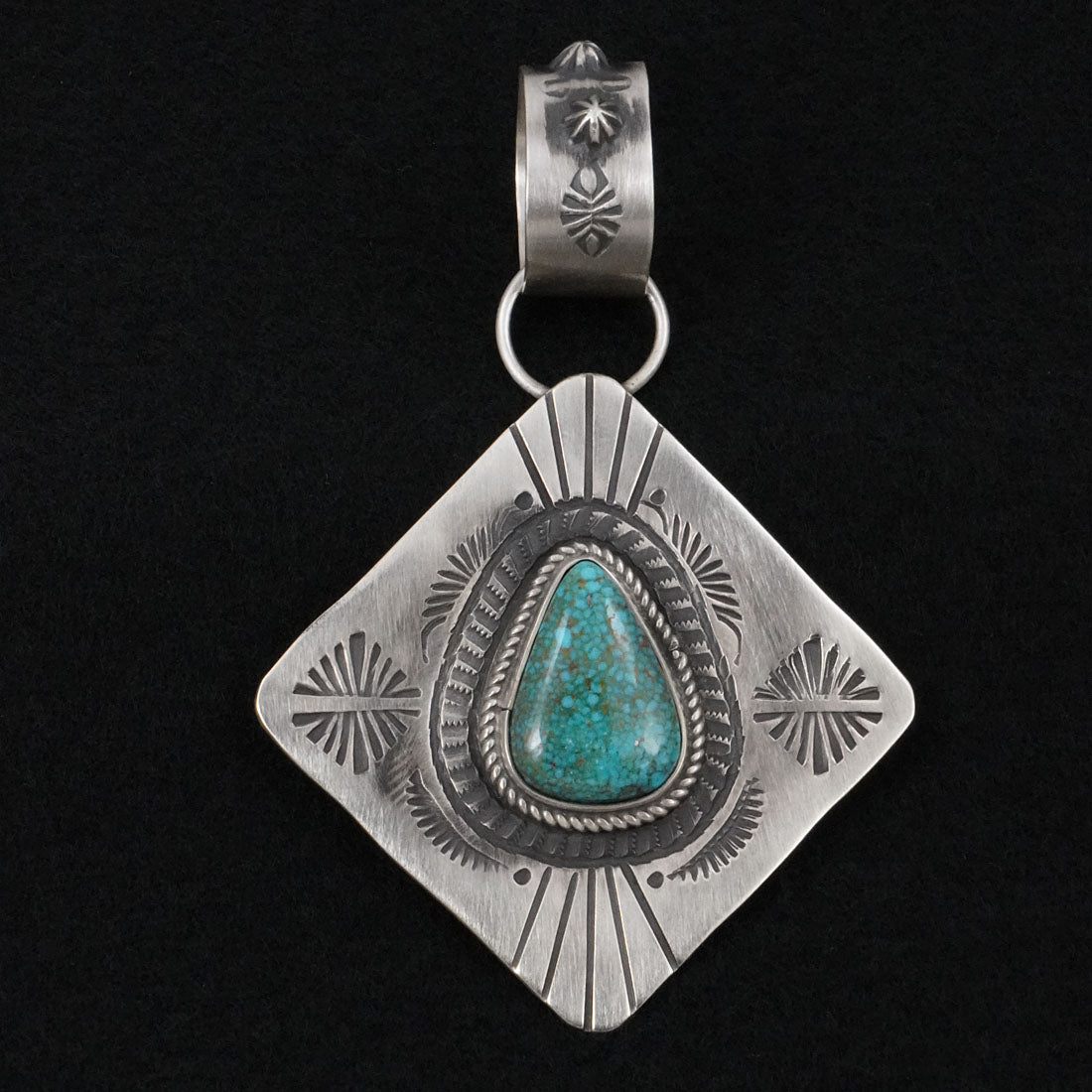 Elvira Bill Turquoise & Sterling Silver Pendant