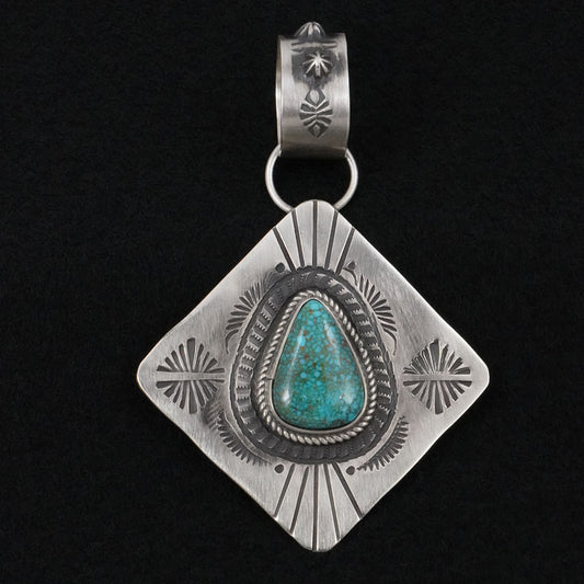 Elvira Bill Turquoise & Sterling Silver Pendant