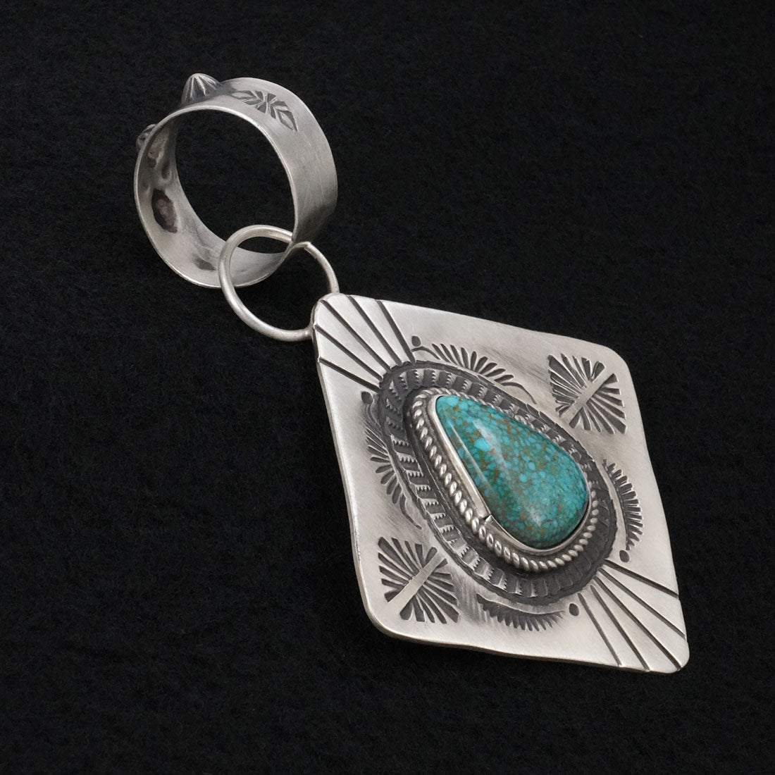 Elvira Bill Turquoise & Sterling Silver Pendant