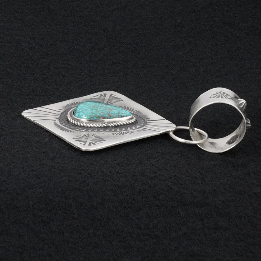 Elvira Bill Turquoise & Sterling Silver Pendant