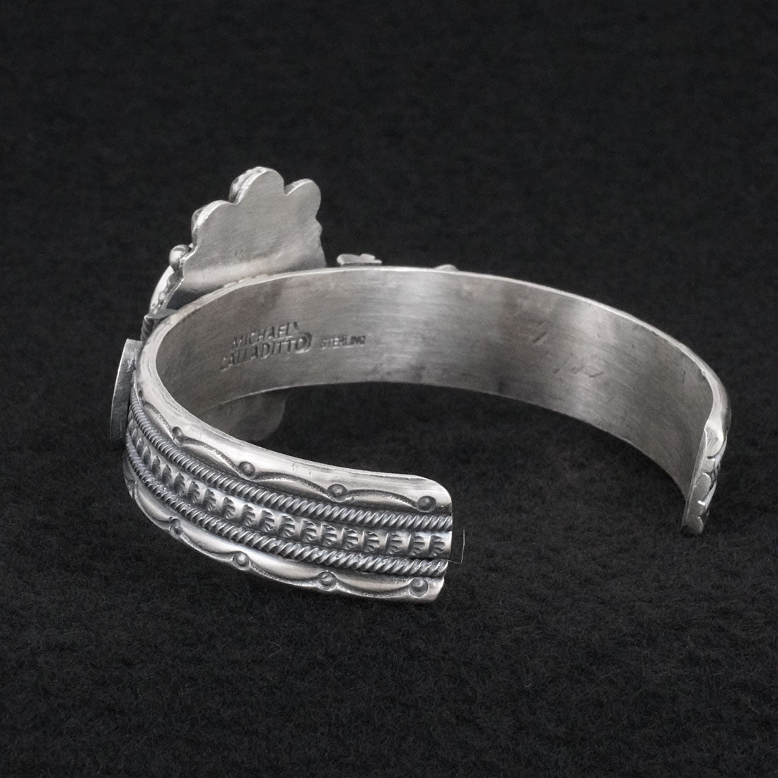Michael Calladitto Turquoise & Sterling Silver Bracelet
