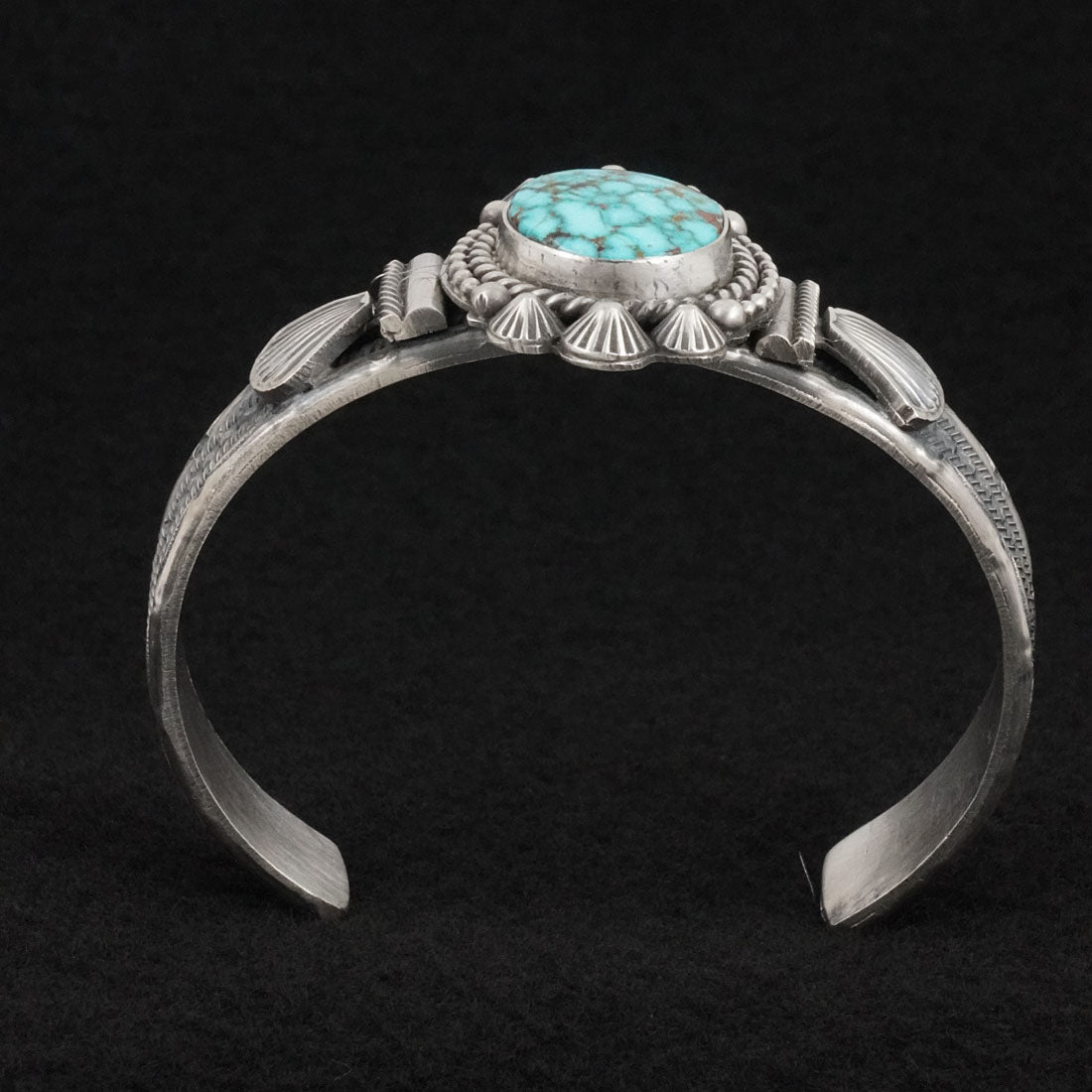 Michael Calladitto Turquoise & Sterling Silver Bracelet