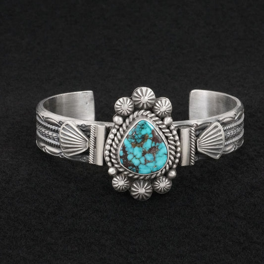 Michael Calladitto Turquoise & Sterling Silver Bracelet