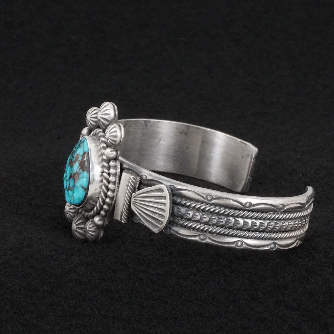 Michael Calladitto Turquoise & Sterling Silver Bracelet