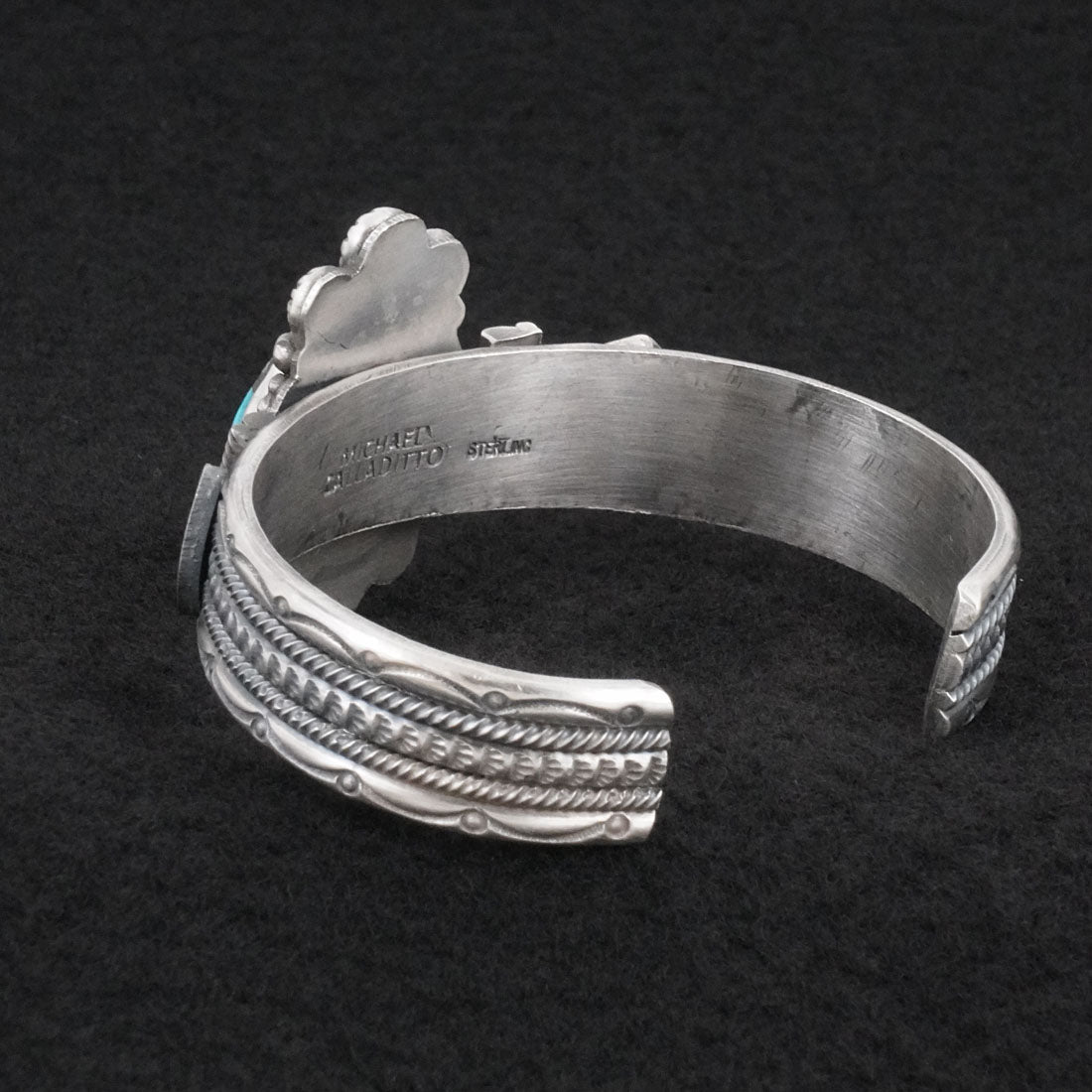 Michael Calladitto Turquoise & Sterling Silver Bracelet
