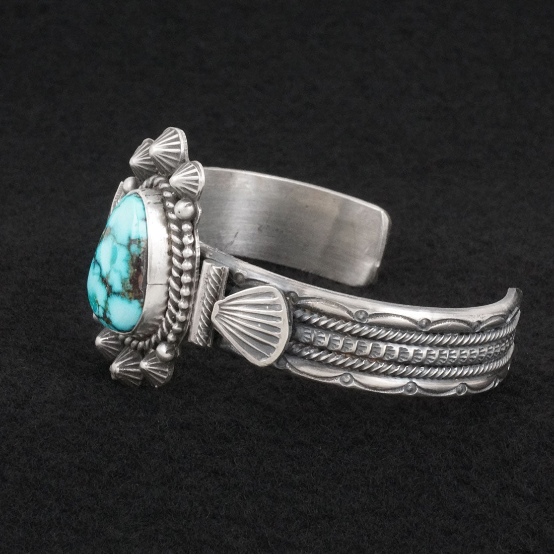 Michael Calladitto Turquoise & Sterling Silver Bracelet