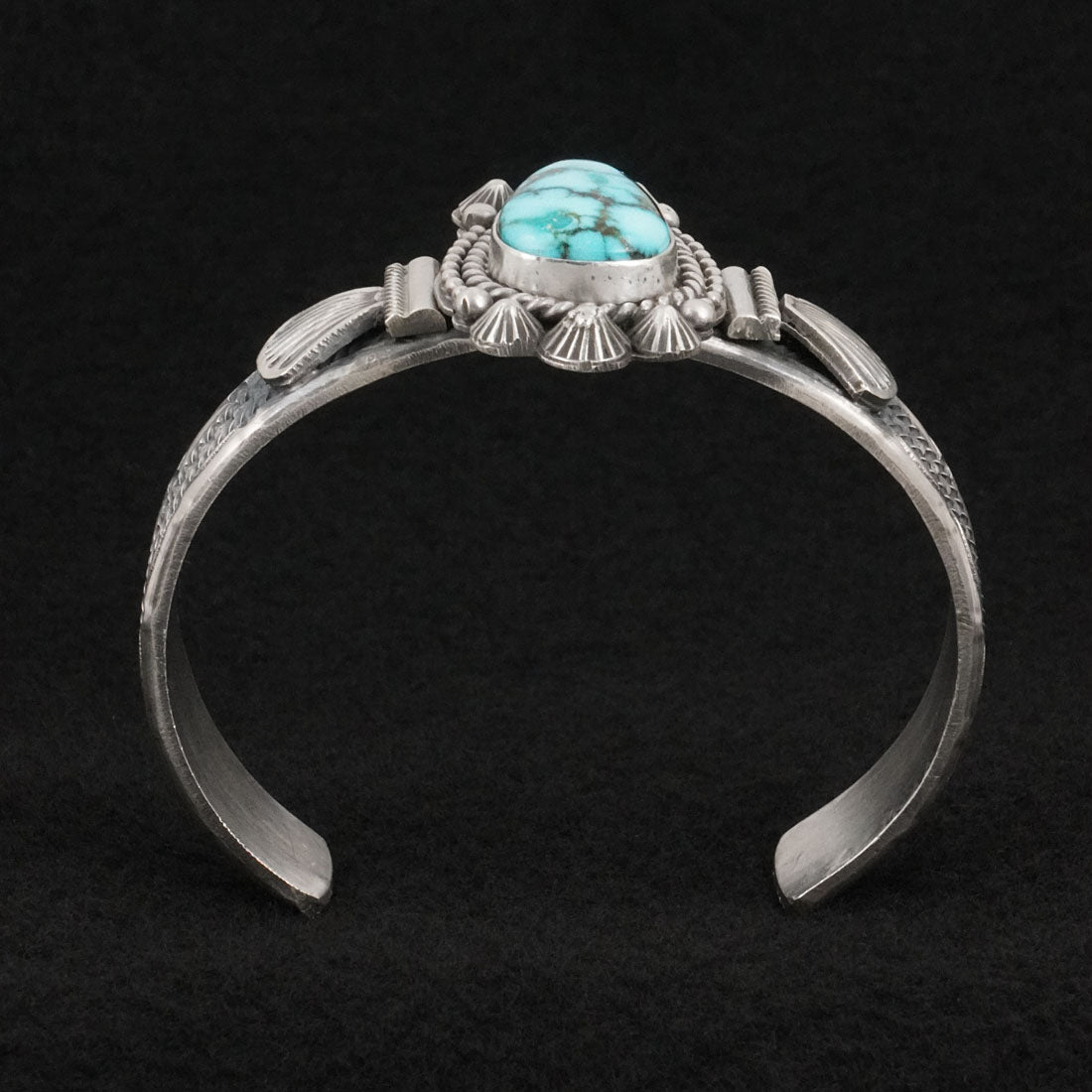 Michael Calladitto Turquoise & Sterling Silver Bracelet