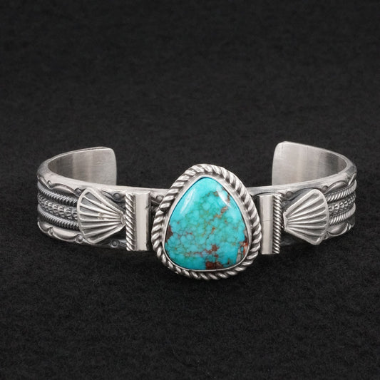 Michael Calladitto Turquoise & Sterling Silver Bracelet