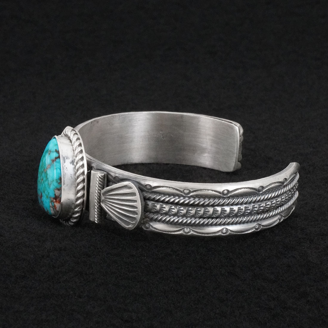 Michael Calladitto Turquoise & Sterling Silver Bracelet