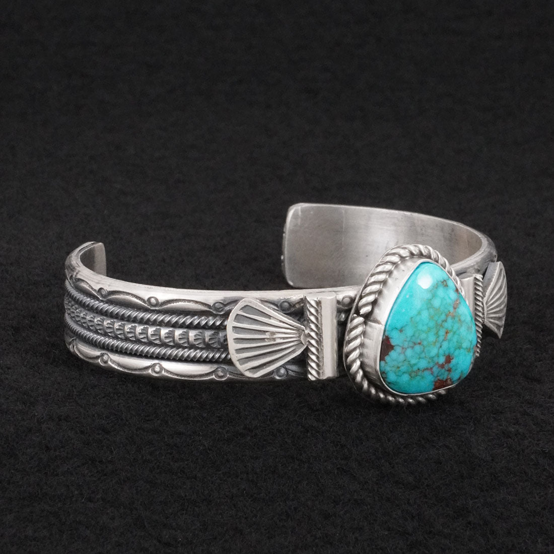 Michael Calladitto Turquoise & Sterling Silver Bracelet