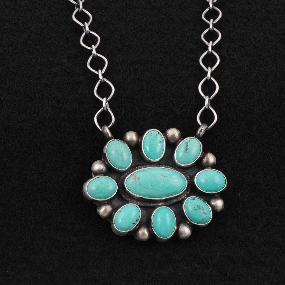 Kathleen Livingston Turquoise & Sterling Silver Necklace