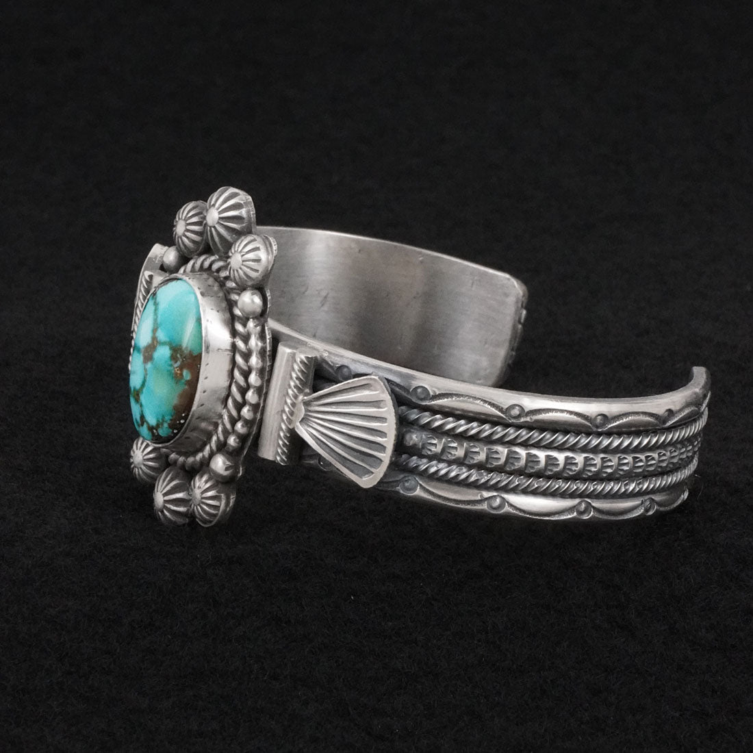 Michael Calladitto Turquoise & Sterling Silver Bracelet
