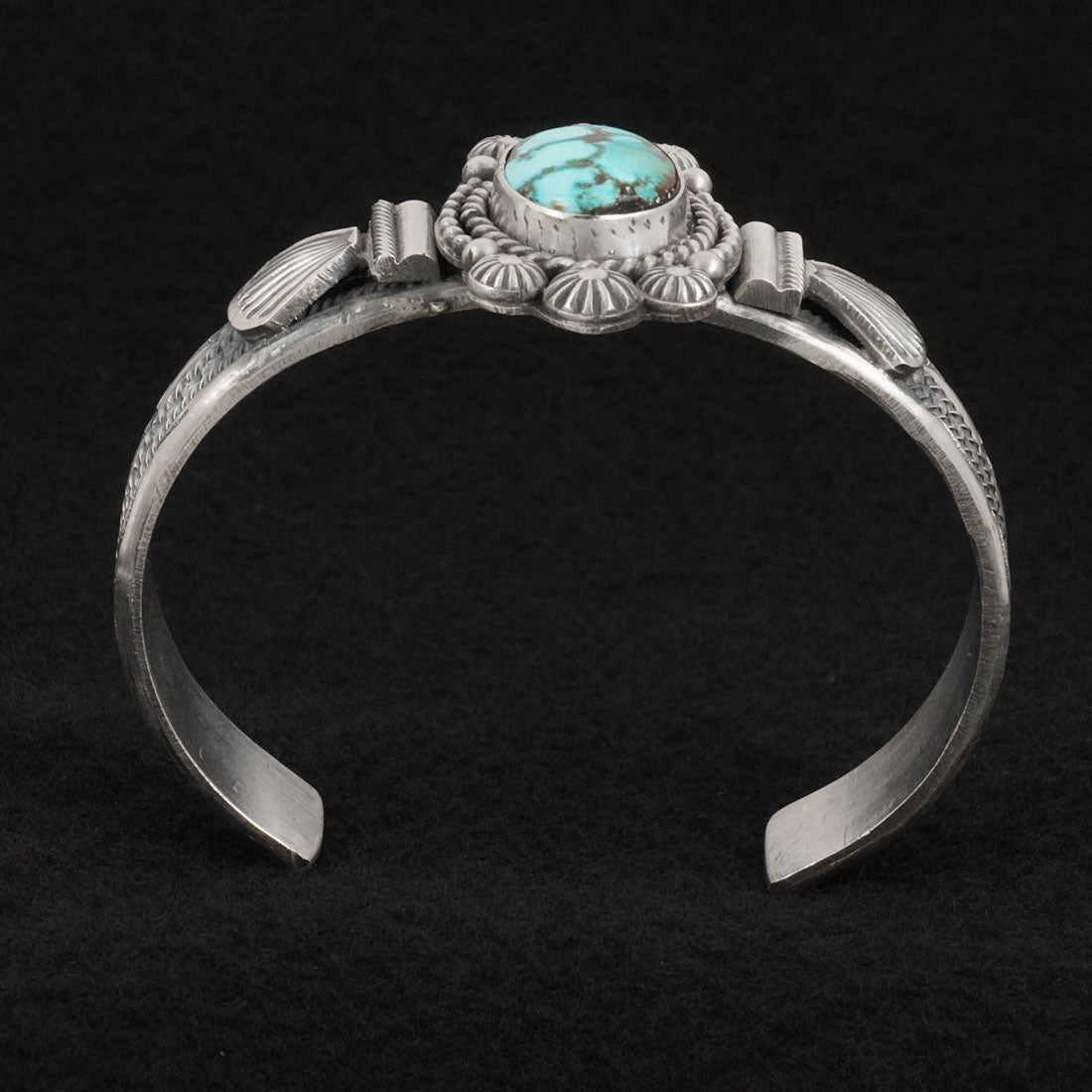 Michael Calladitto Turquoise & Sterling Silver Bracelet