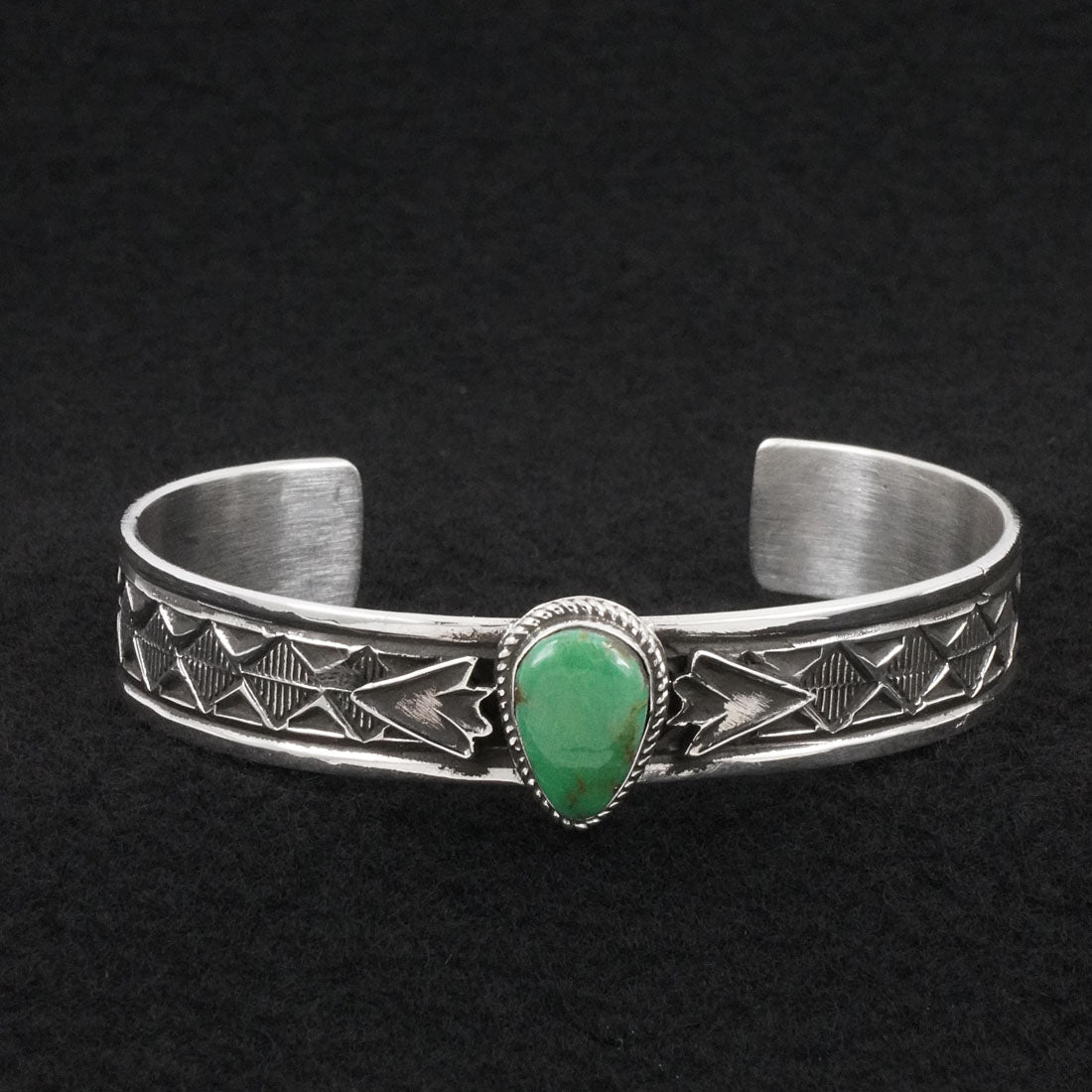 Leonard Maloney Turquoise & Sterling Silver Bracelet