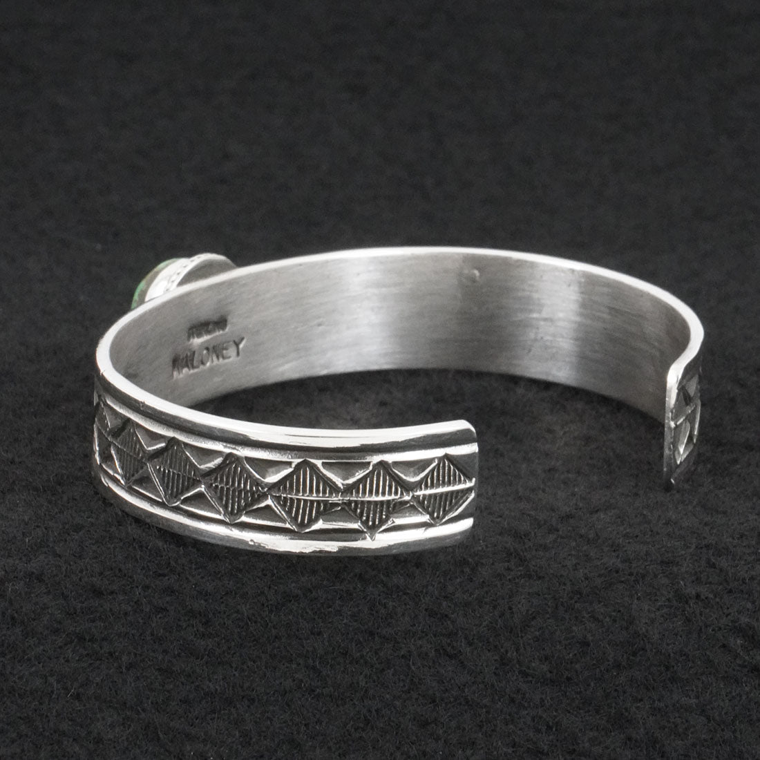 Leonard Maloney Turquoise & Sterling Silver Bracelet