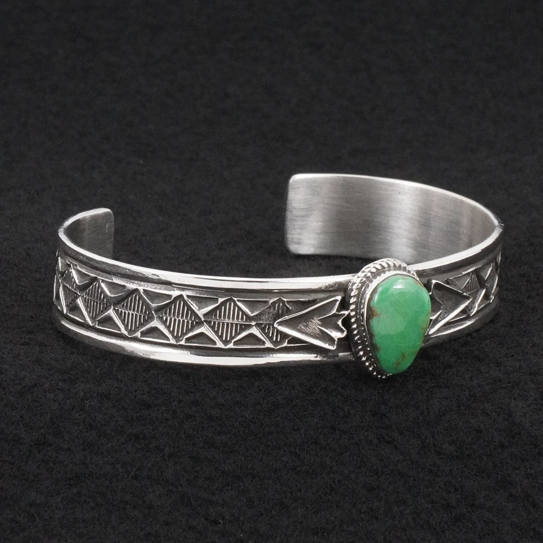 Leonard Maloney Turquoise & Sterling Silver Bracelet