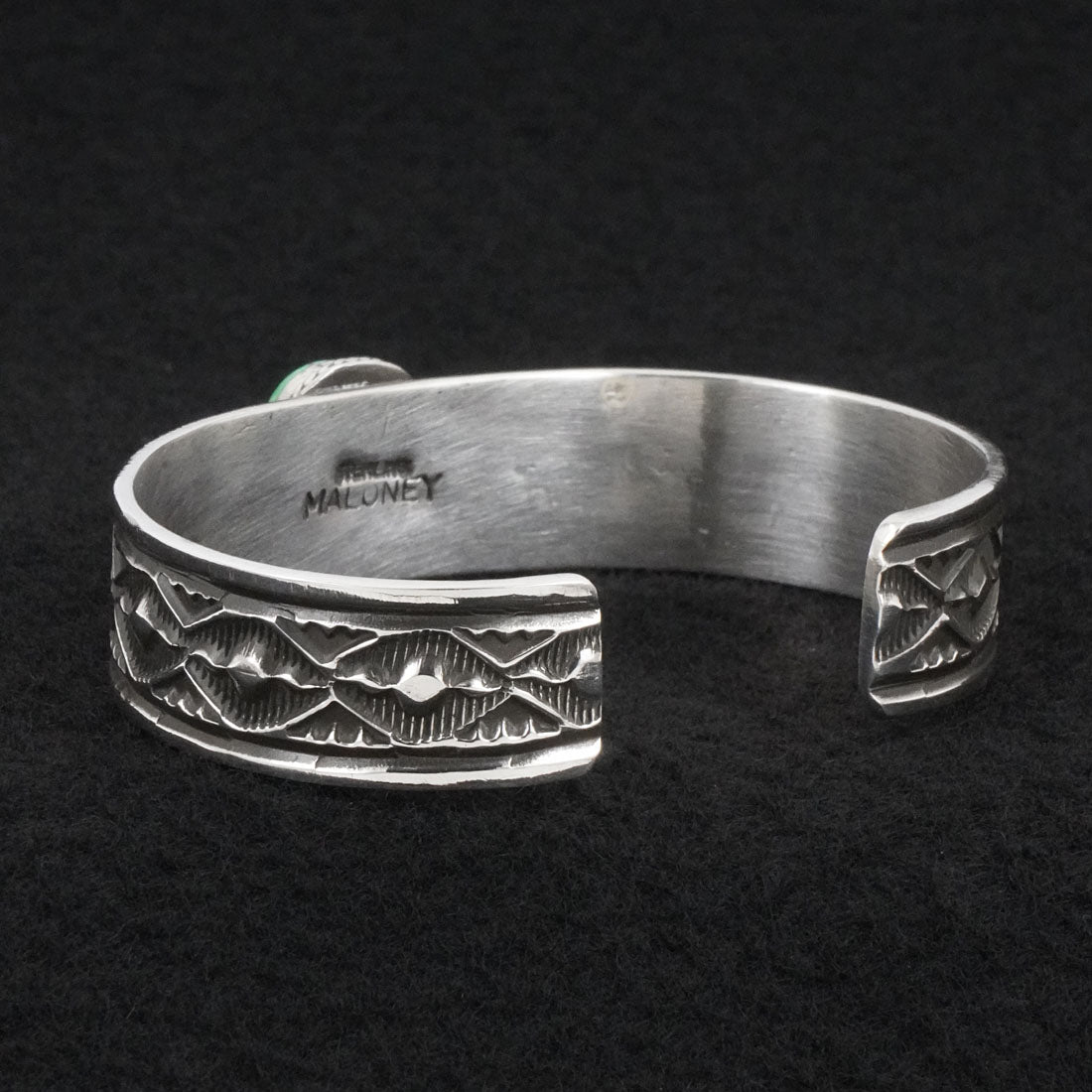 Leonard Maloney Turquoise & Sterling Silver Bracelet