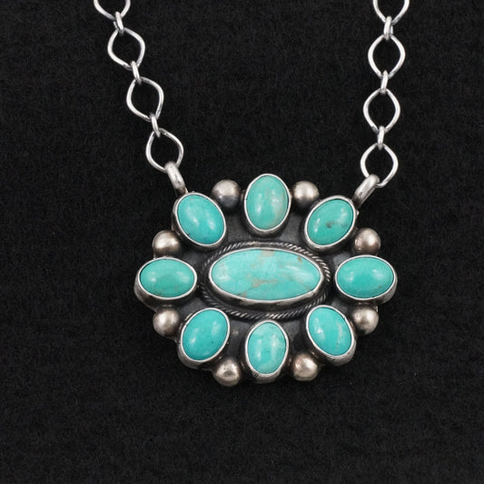 Kathleen Livingston Turquoise & Sterling Silver Necklace