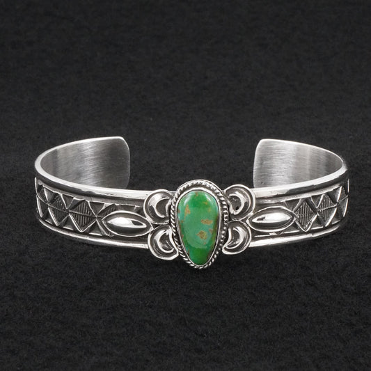 Leonard Maloney Turquoise & Sterling Silver Bracelet