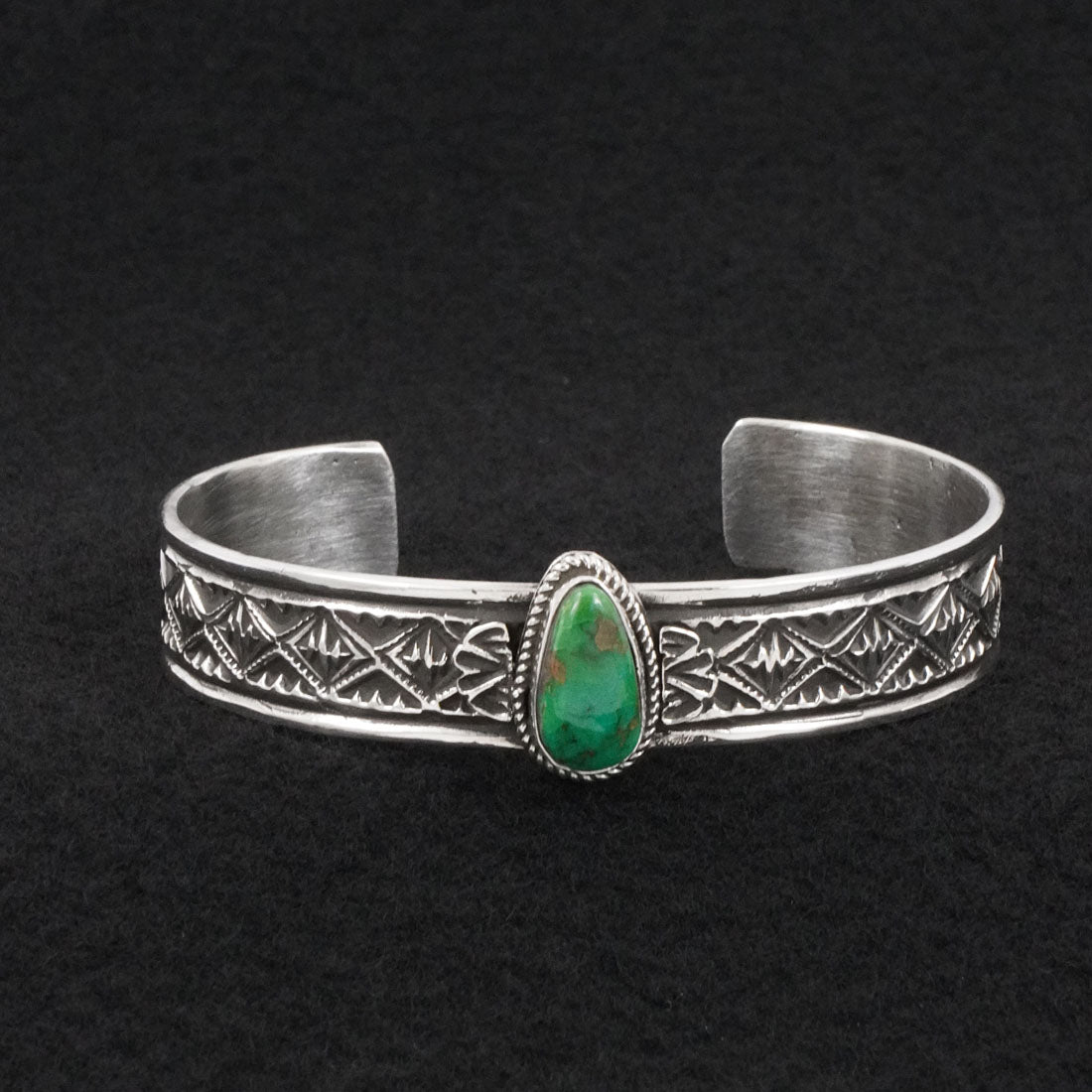 Leonard Maloney Turquoise & Sterling Silver Bracelet