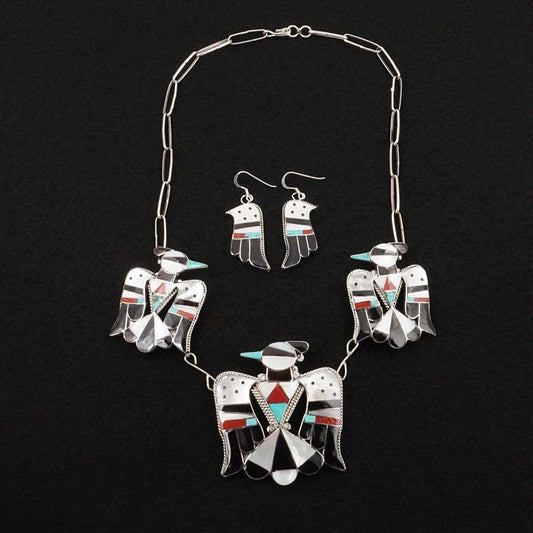 Corraine & Bobby Shack Multi-Stone & Sterling Silver Necklace Set