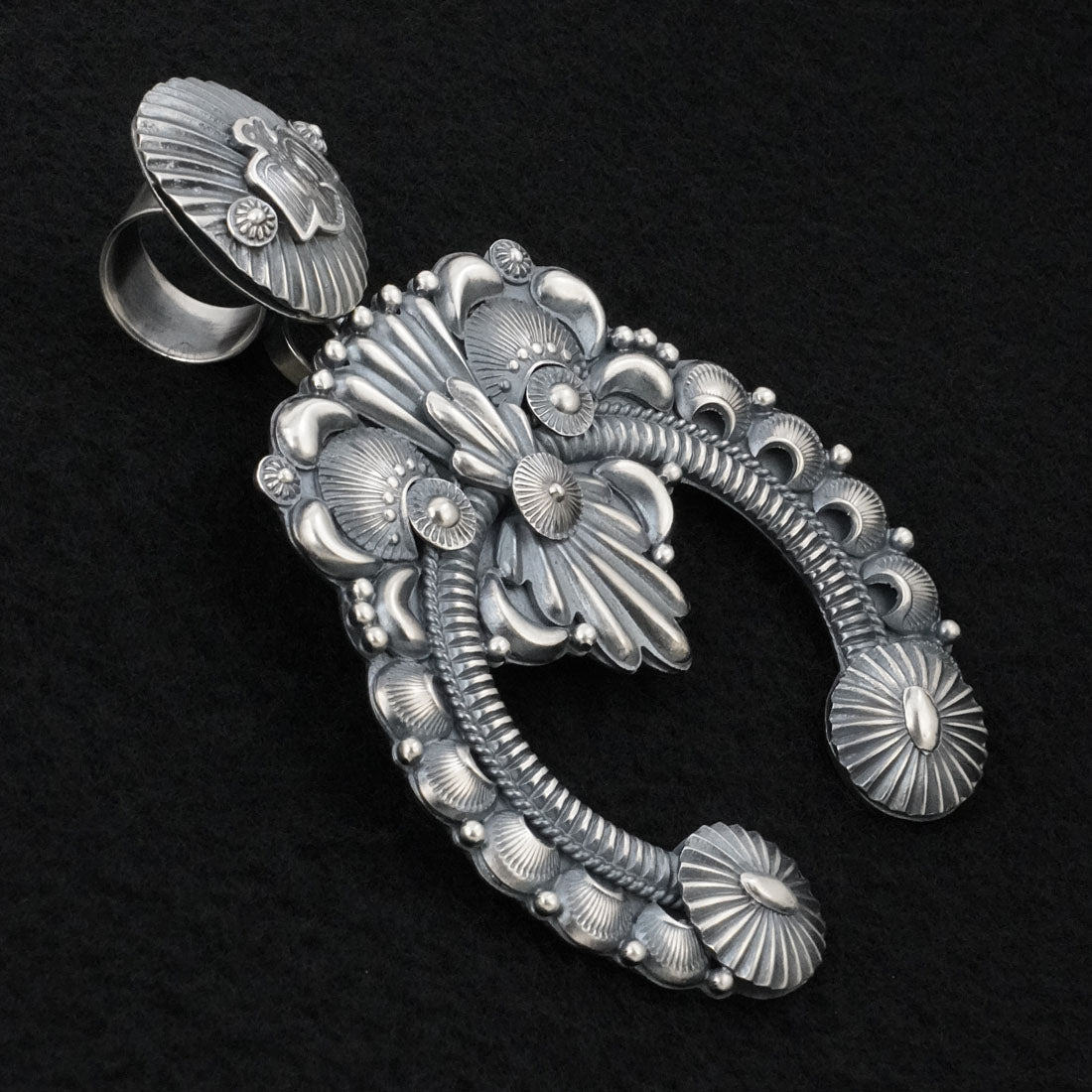 Delbert Gordon Sterling Silver Naja Pendant