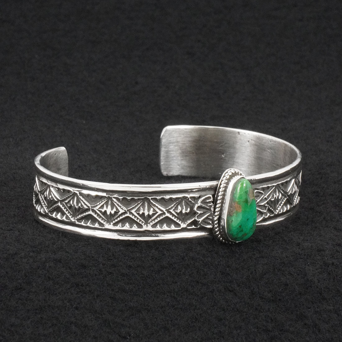 Leonard Maloney Turquoise & Sterling Silver Bracelet