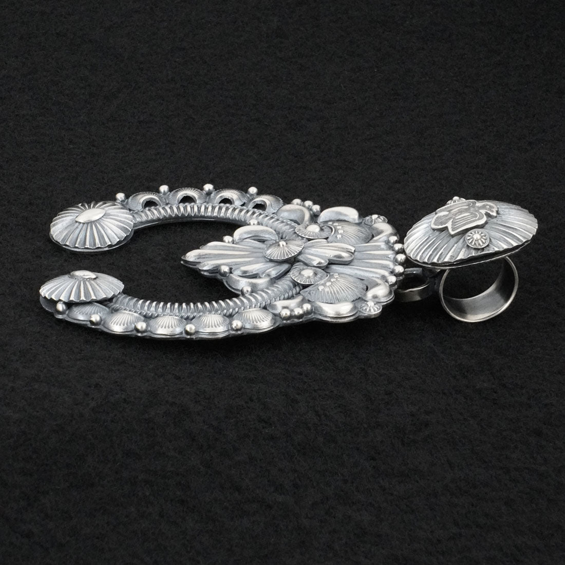 Delbert Gordon Sterling Silver Naja Pendant