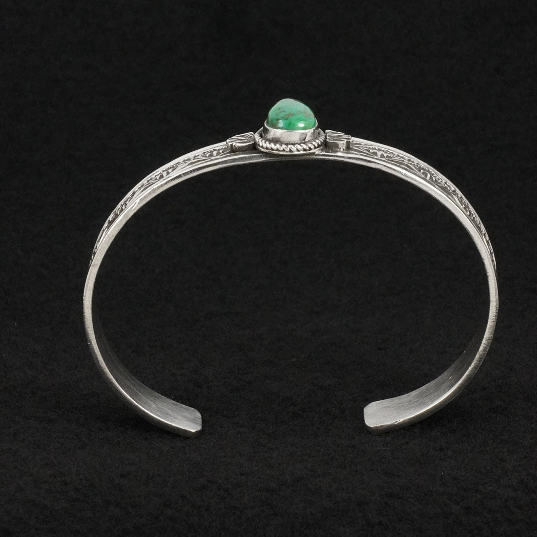 Leonard Maloney Turquoise & Sterling Silver Bracelet