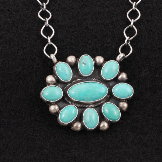 Kathleen Livingston Turquoise & Sterling Silver Necklace