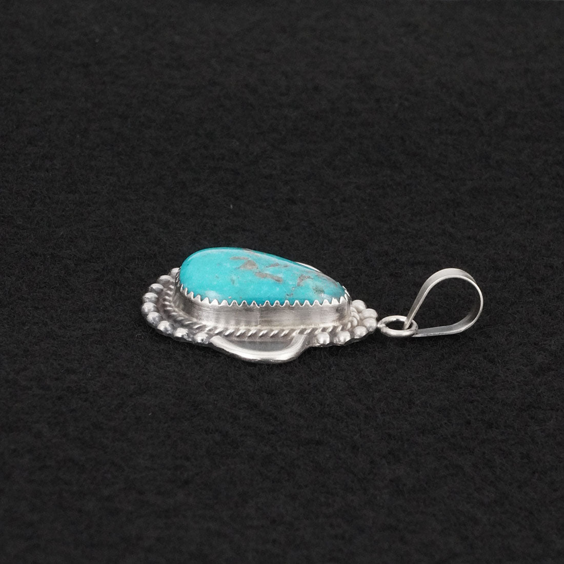 Leslie Nez Turquoise & Sterling Silver Pendant