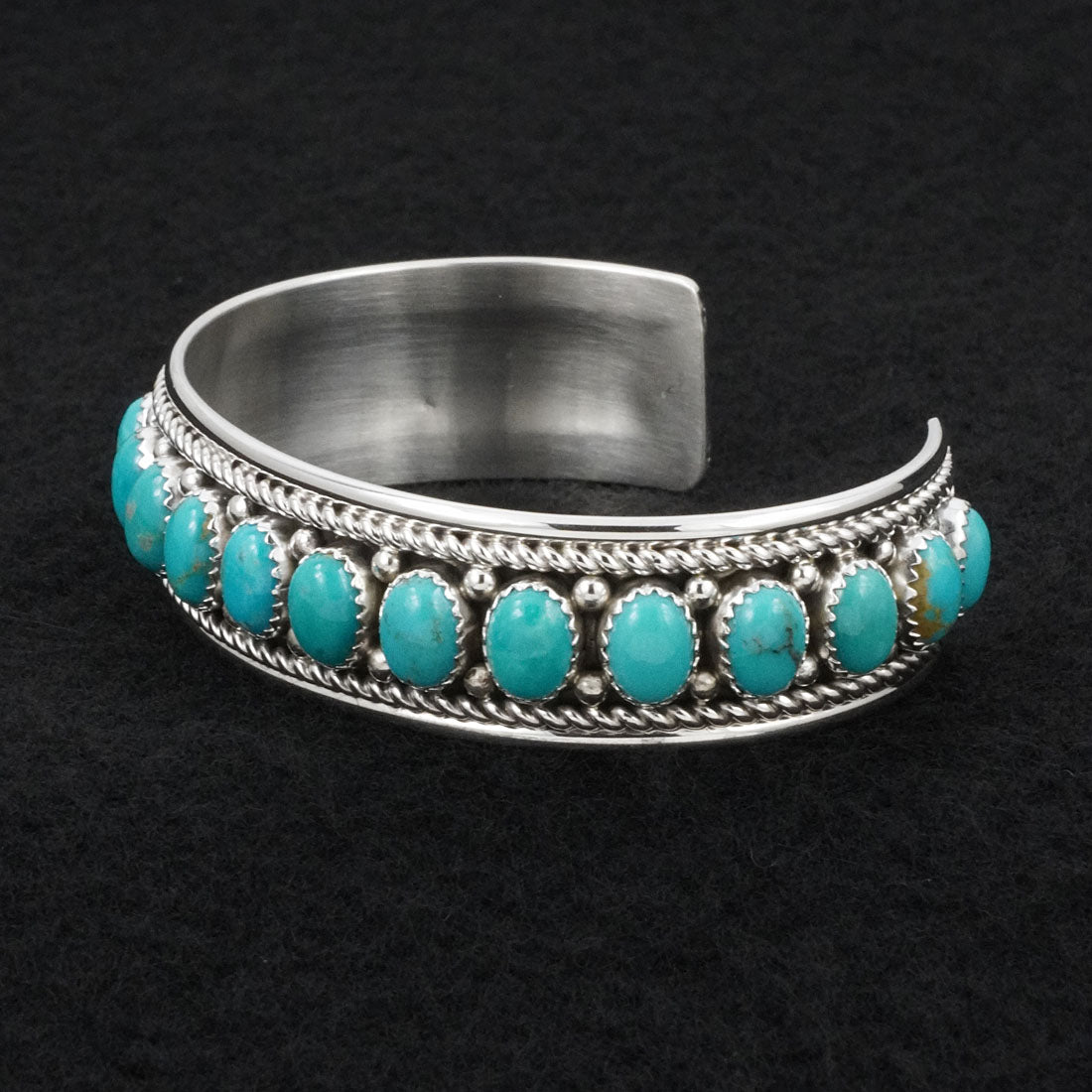 Chester Charley Turquoise & Sterling Silver Bracelet