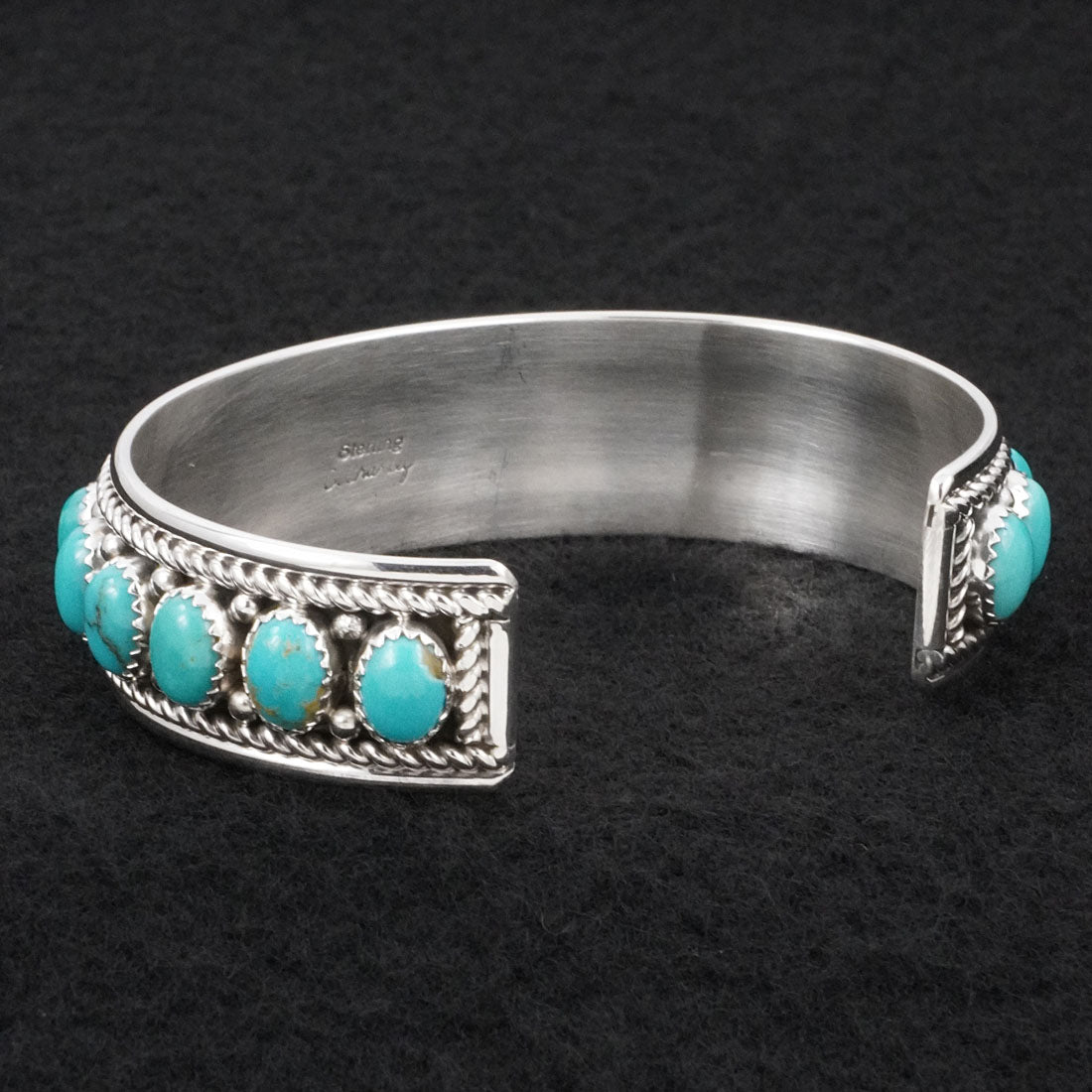 Chester Charley Turquoise & Sterling Silver Bracelet