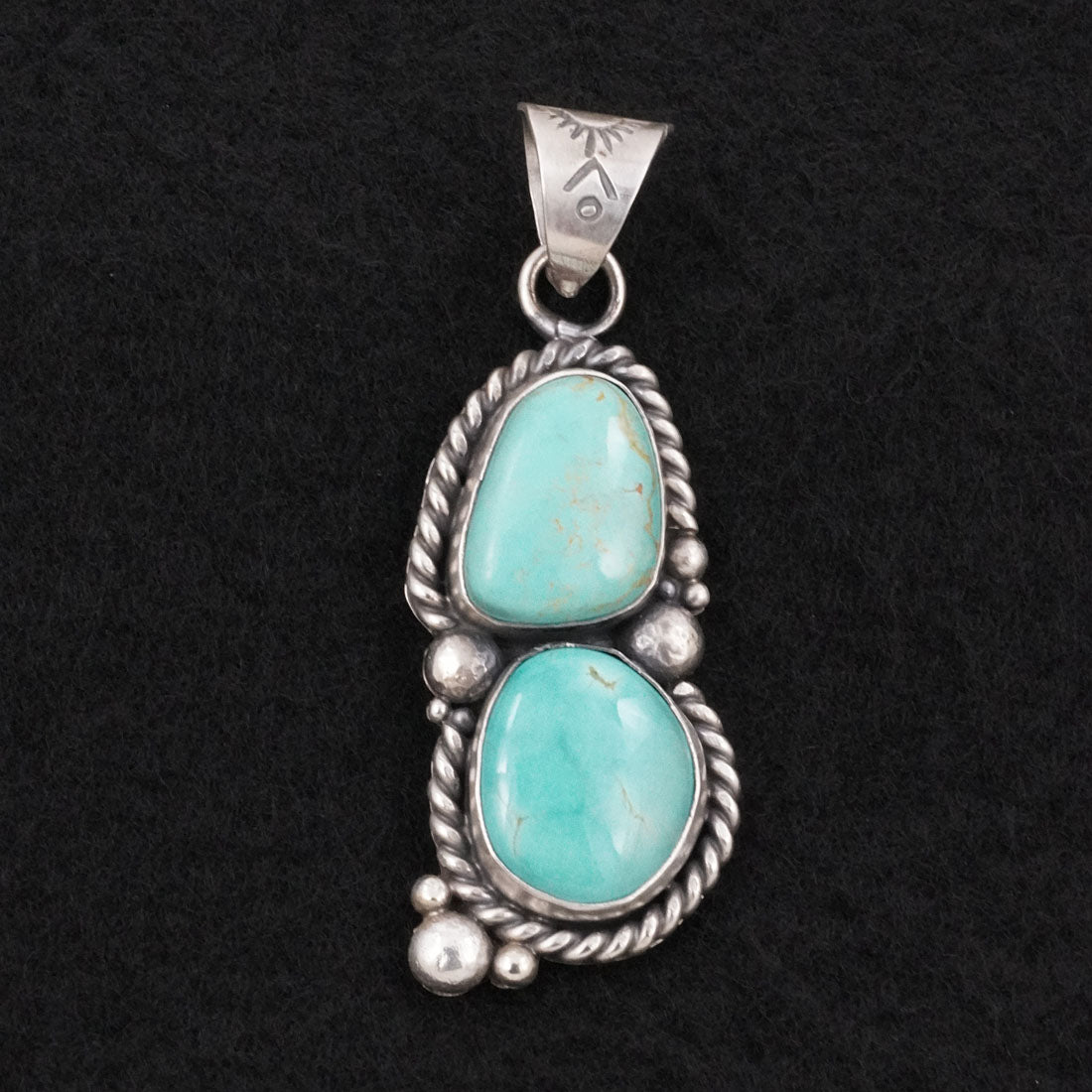 Antwone Brown Turquoise & Sterling Silver Pendant