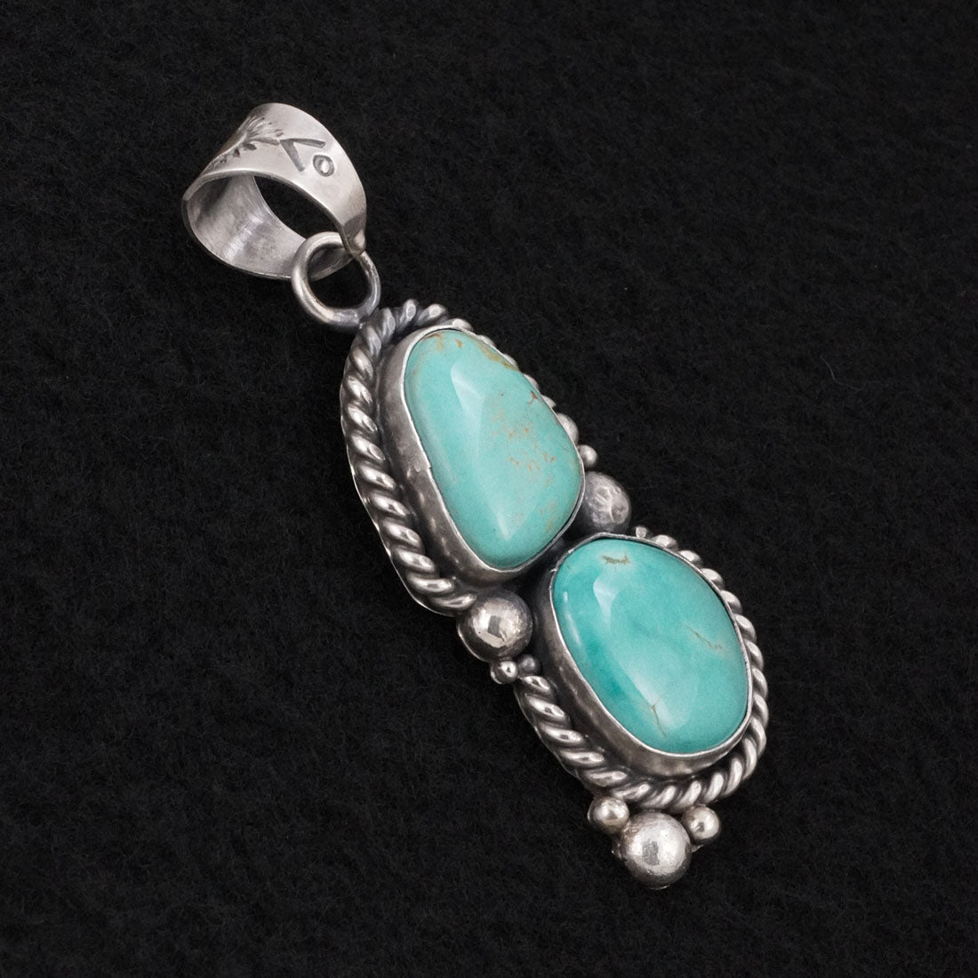 Antwone Brown Turquoise & Sterling Silver Pendant