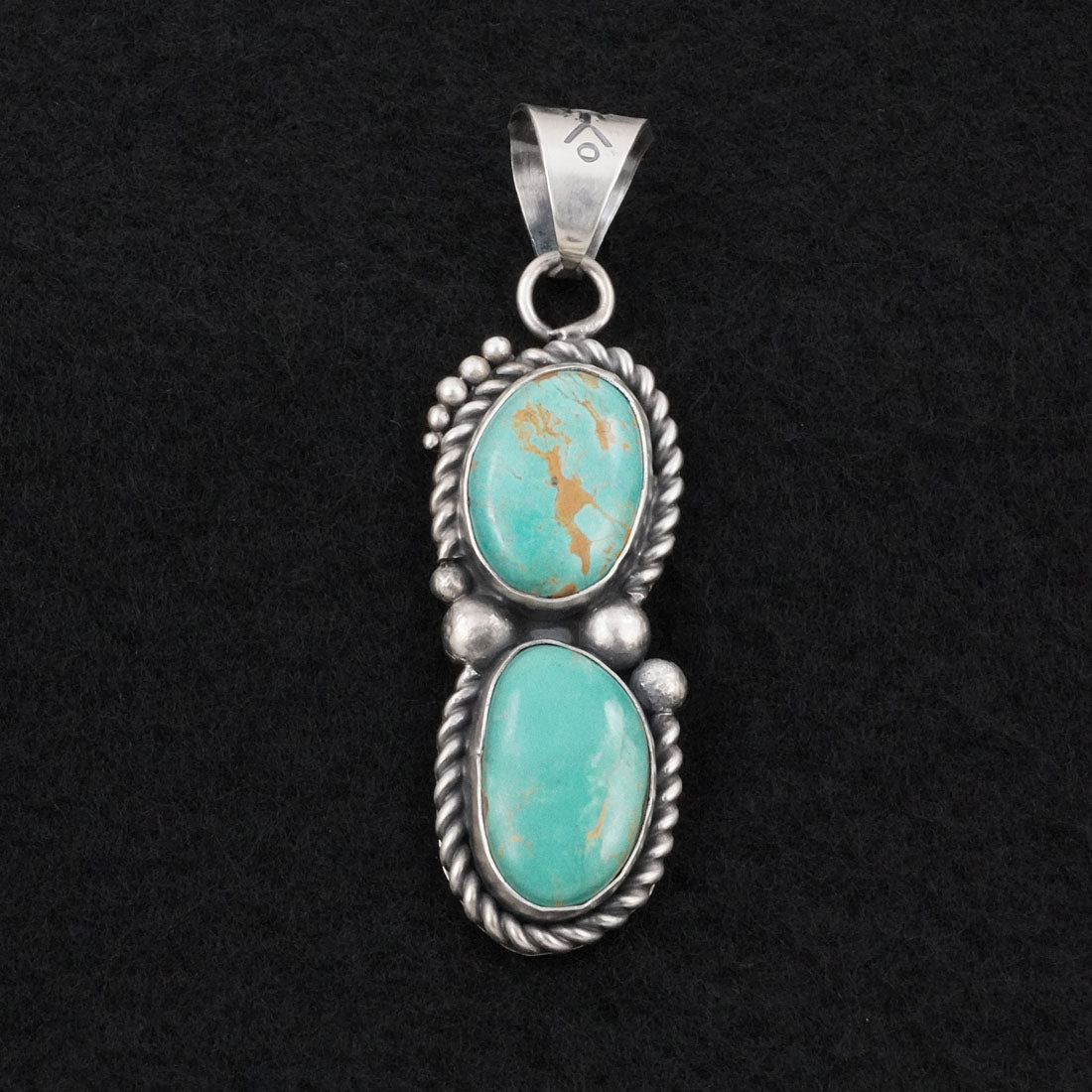 Antwone Brown Turquoise & Sterling Silver Pendant
