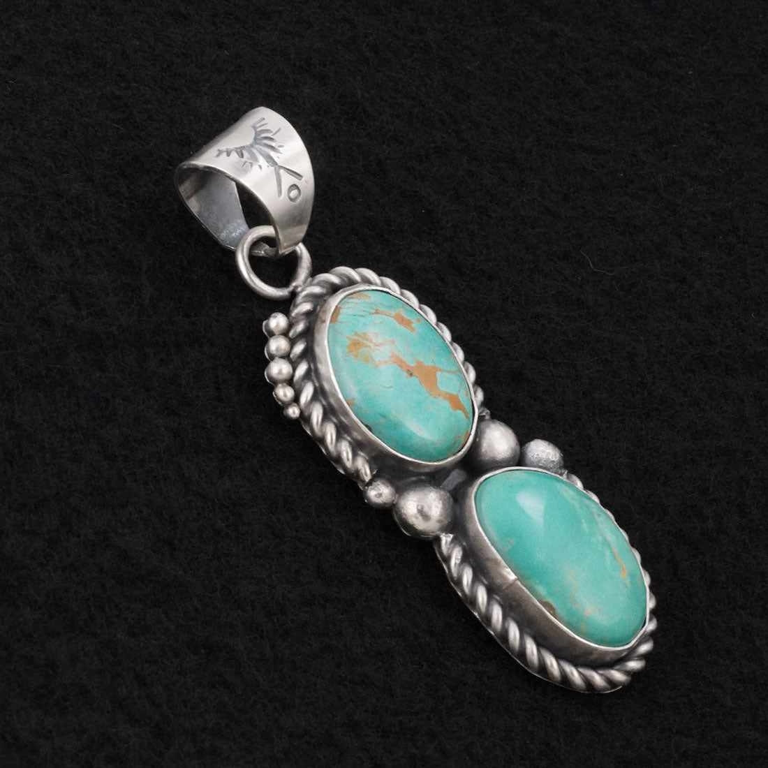 Antwone Brown Turquoise & Sterling Silver Pendant