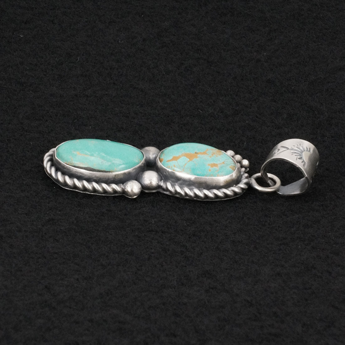 Antwone Brown Turquoise & Sterling Silver Pendant