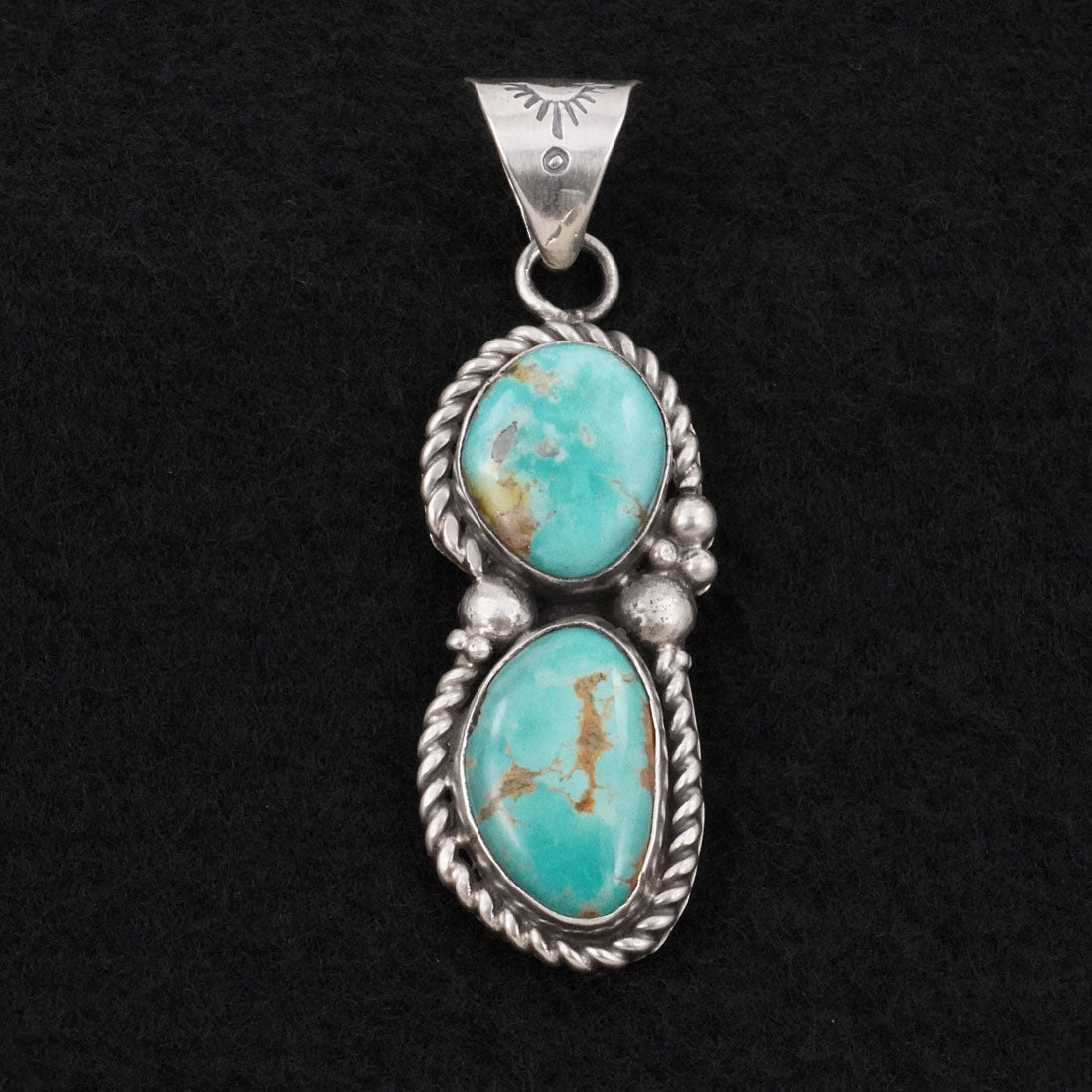 Antwone Brown Turquoise & Sterling Silver Pendant