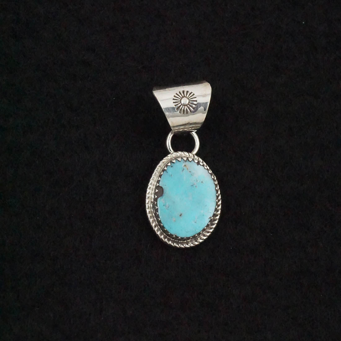 Ernest Hawthorne Turquoise & Sterling Silver Pendant