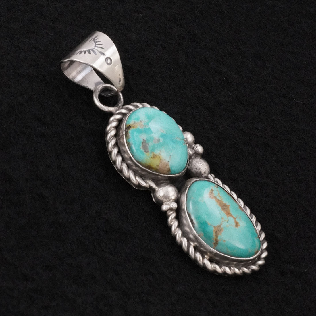 Antwone Brown Turquoise & Sterling Silver Pendant