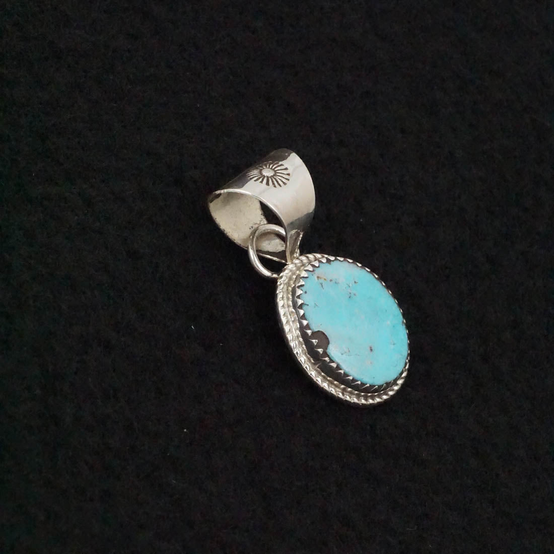 Ernest Hawthorne Turquoise & Sterling Silver Pendant