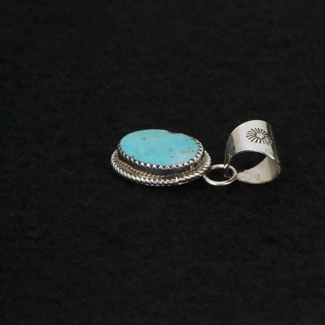 Ernest Hawthorne Turquoise & Sterling Silver Pendant