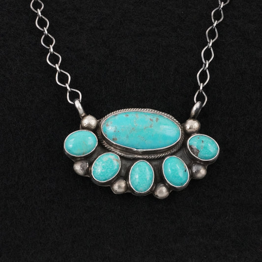 Kathleen Livingston Turquoise & Sterling Silver Necklace
