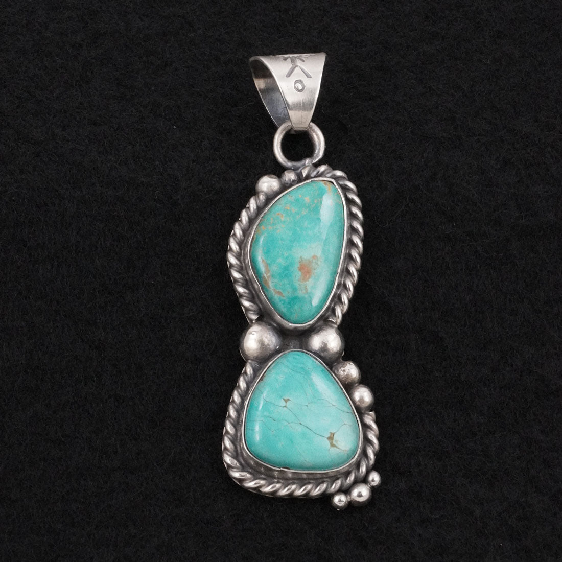 Antwone Brown Turquoise & Sterling Silver Pendant