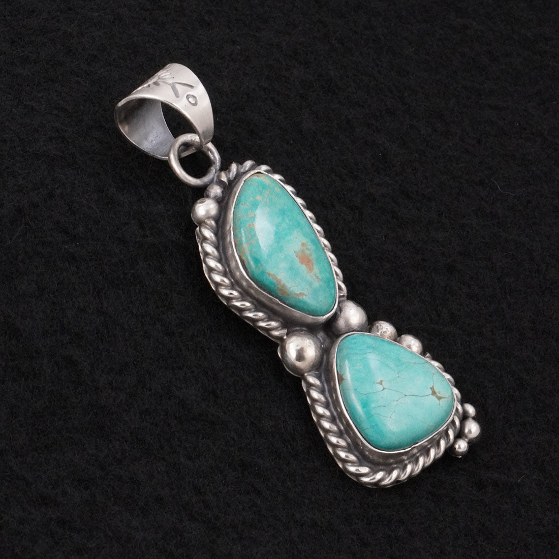 Antwone Brown Turquoise & Sterling Silver Pendant