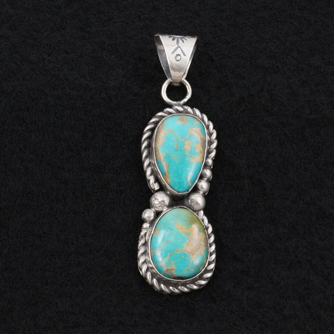 Antwone Brown Turquoise & Sterling Silver Pendant