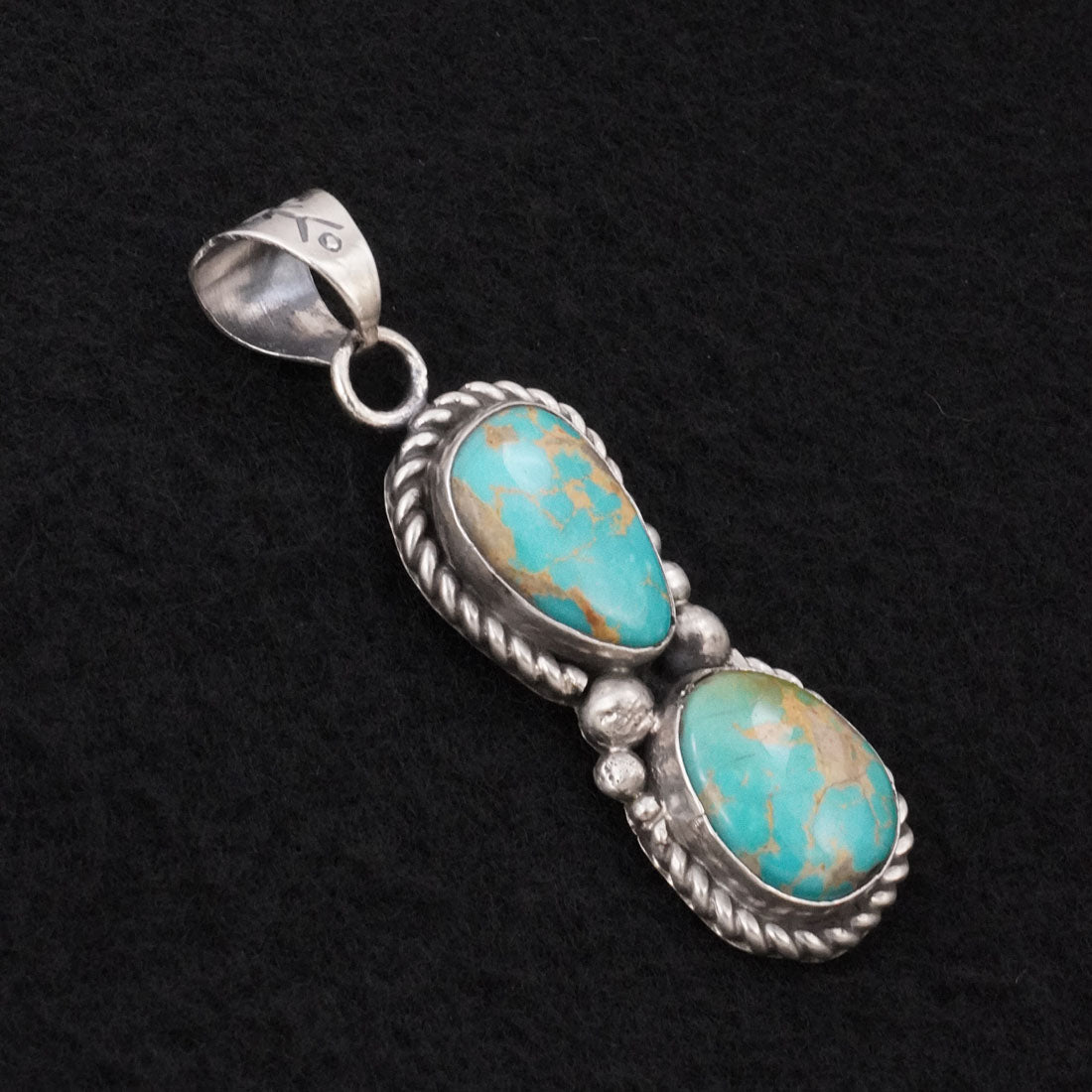 Antwone Brown Turquoise & Sterling Silver Pendant