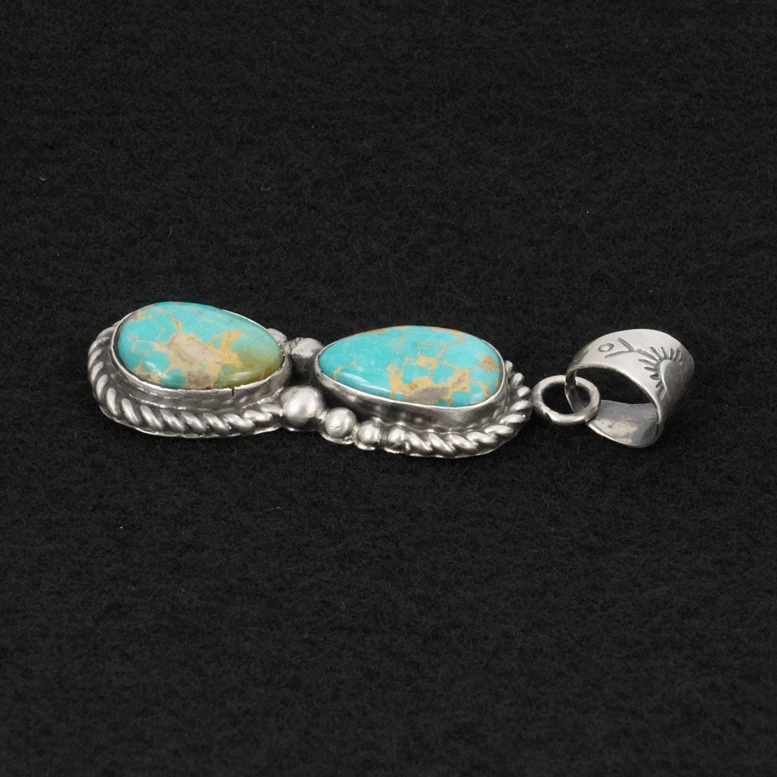 Antwone Brown Turquoise & Sterling Silver Pendant