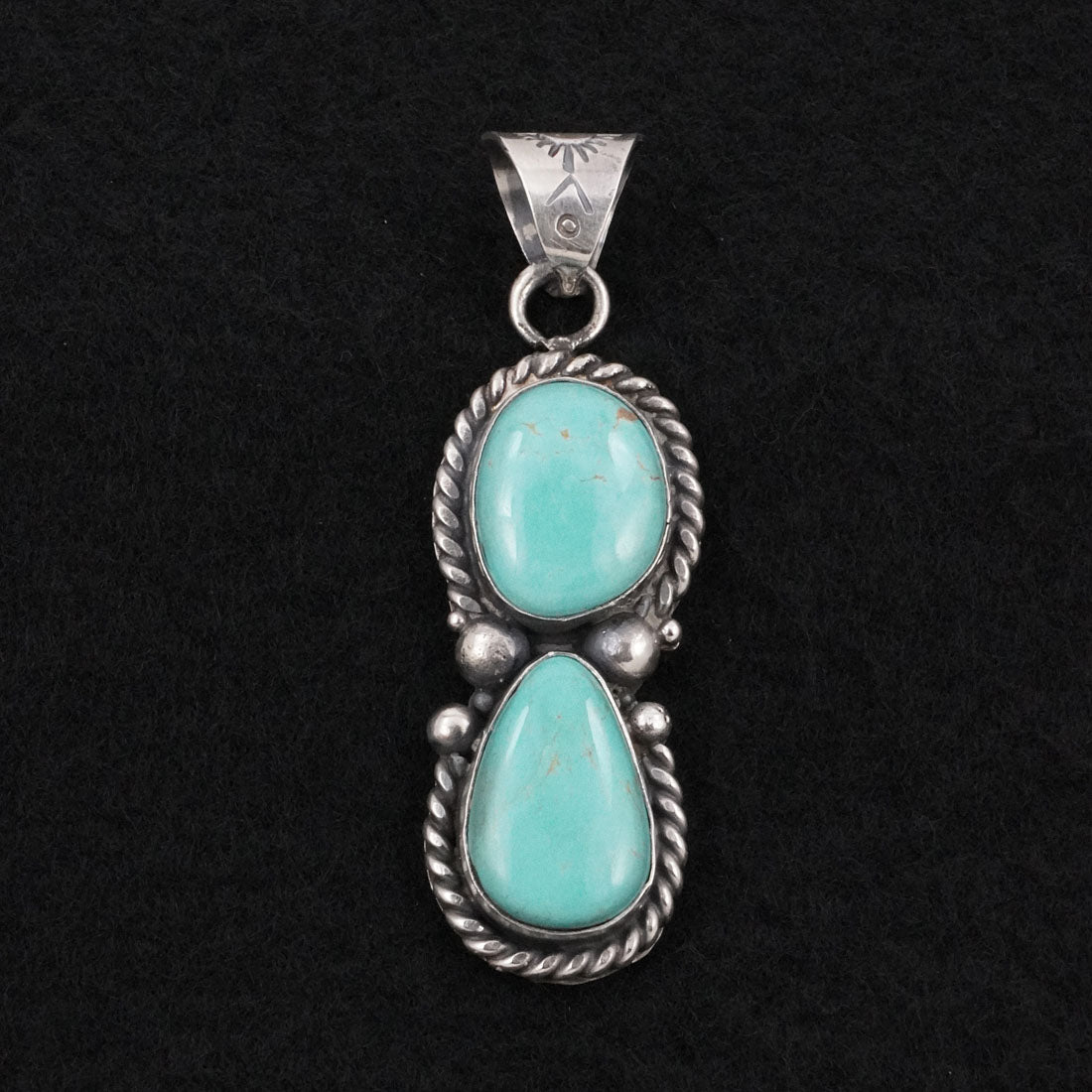 Antwone Brown Turquoise & Sterling Silver Pendant